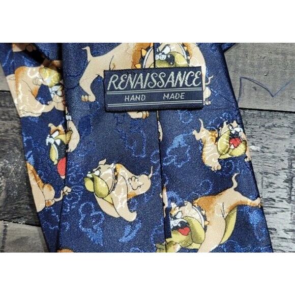 Spike the Bulldog Neck Tie from Tom and Jerry Cartoon Blue - Picture 6 of 8